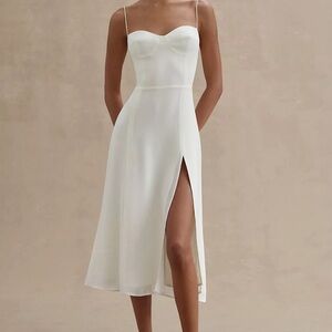 Reformation White Juliette Dress